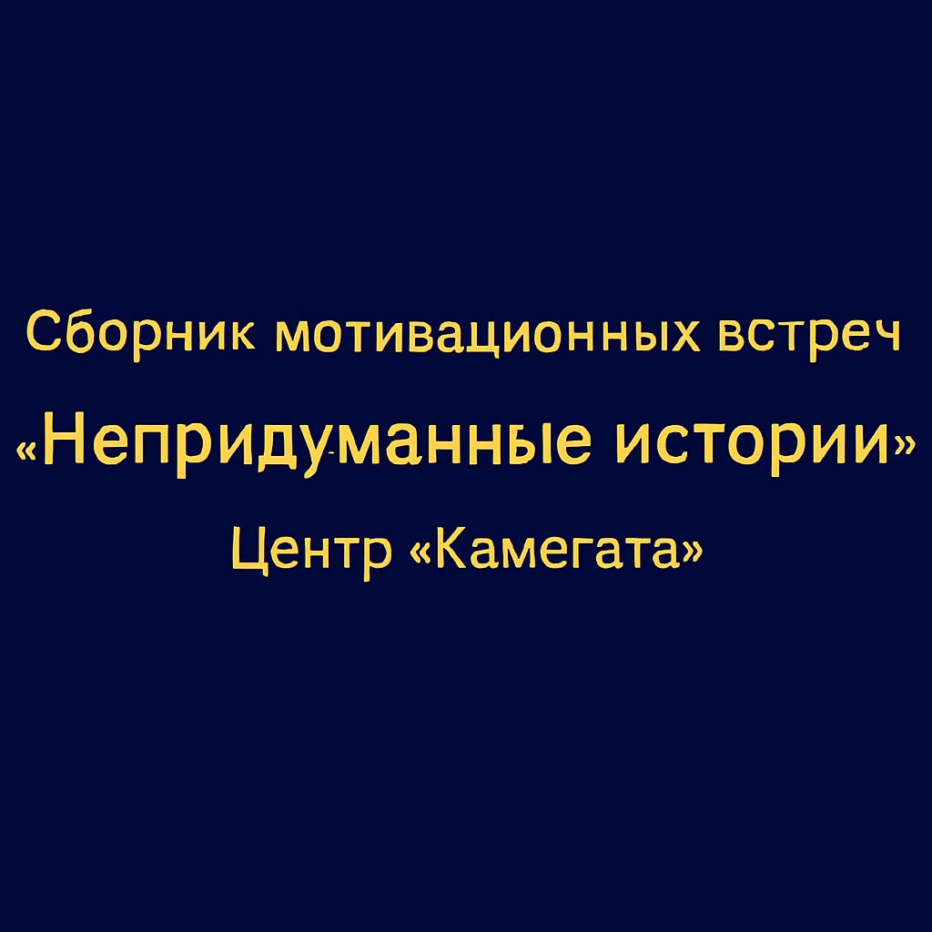 "Непридуманные истории" - сборник записей мотивационных встреч с незрячими людьми, которым есть, что рассказать.