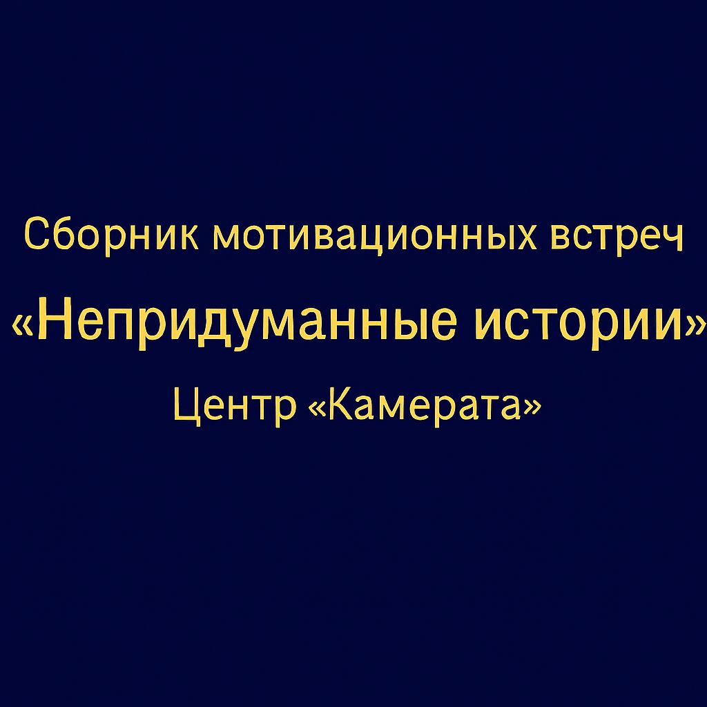 "Непридуманные истории" - сборник записей мотивационных встреч с незрячими людьми, которым есть, что рассказать.